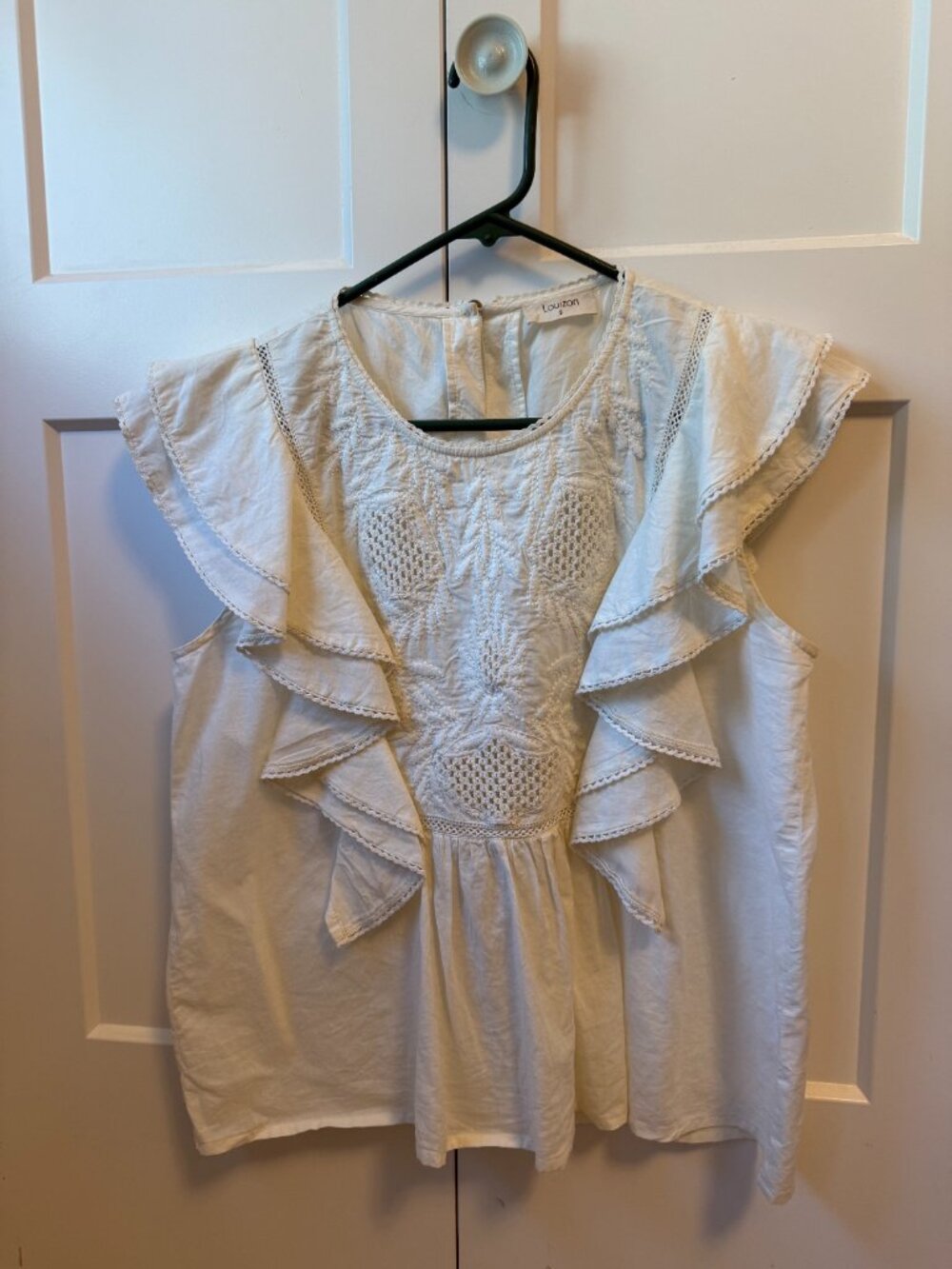 Louizon embroidered blouse - Size UK 2